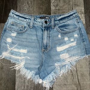Denim short from fashion nova